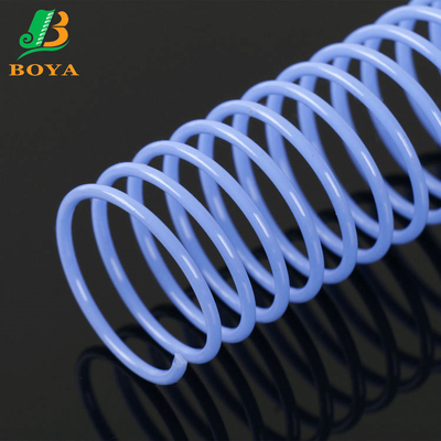 For Eco-friendly Plastic Wire Single Spiral Plastic Binding Notebook PVC Plastic Coils Binding
